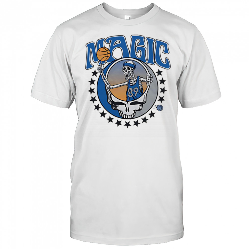 NBA x Grateful Dead x Magic Skull shirt