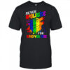 Never apologise for who you are LGBT wolf shirt