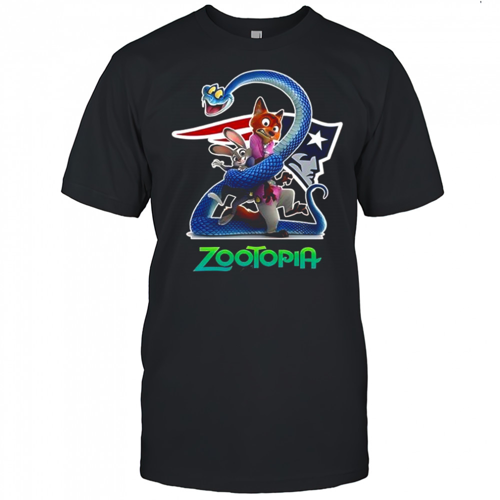 New England Patriots Zootopia 2 T-Shirt