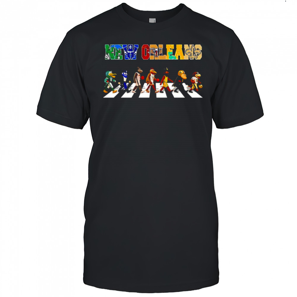 New Orleans Abbey Road mascot shirt