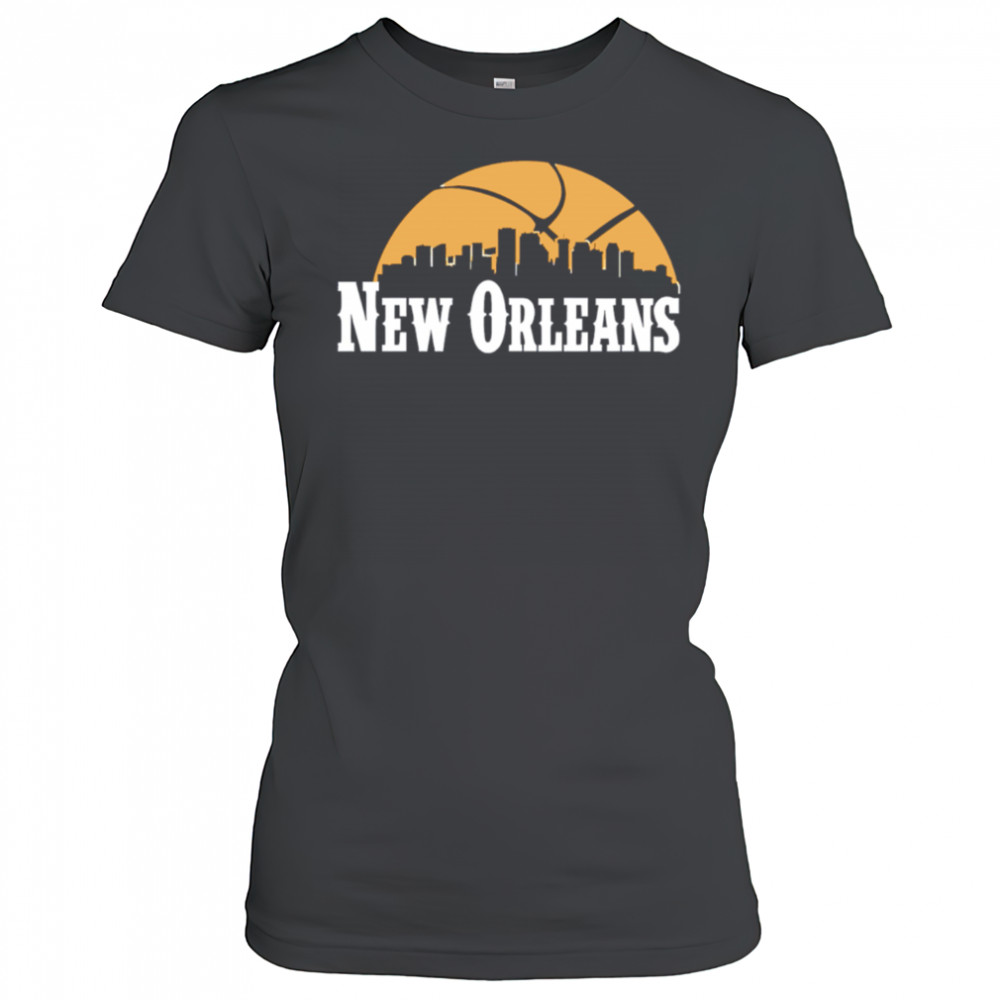 New Orleans Pelicans Cityscape Skyline style 2025 shirt