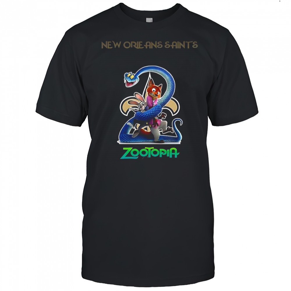 New Orleans Saints Zootopia 2 T-Shirt