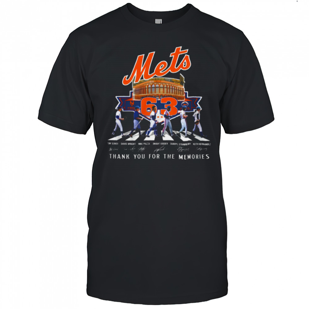 New York Mets 63rd Anniversary 1962 2025 Thank You For The Memories T Shirt