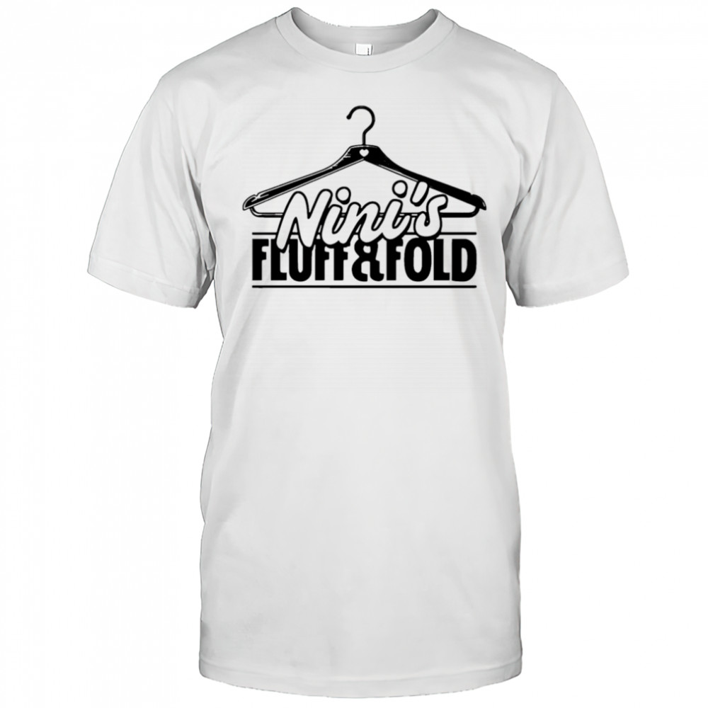 Nini’s fluff and fold logo shirt