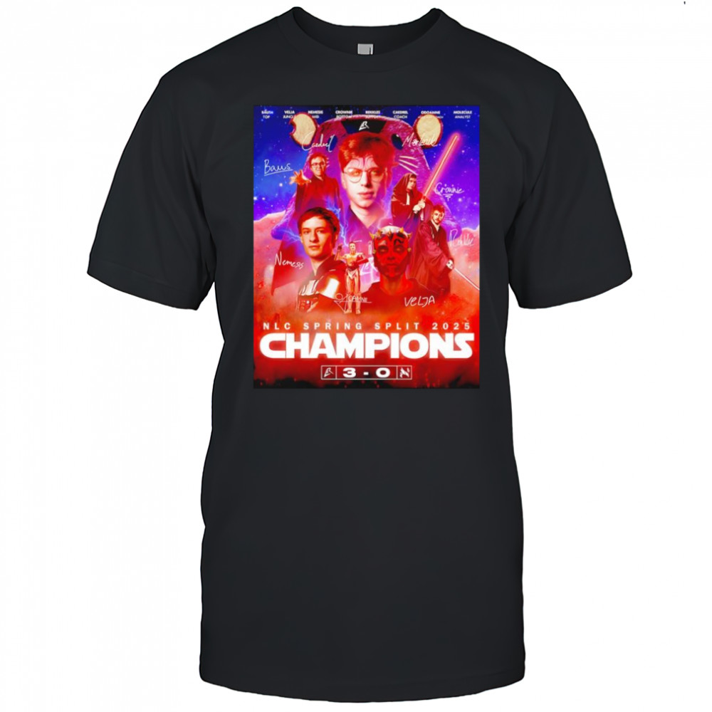 NLC Spring Split 2025 Champions shirt