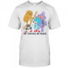 No justice no peace cartoon shirt
