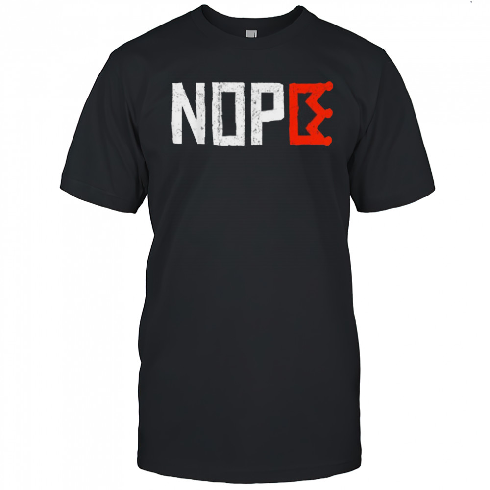 No Kings Nope Protest Sign Horizontal T Shirts