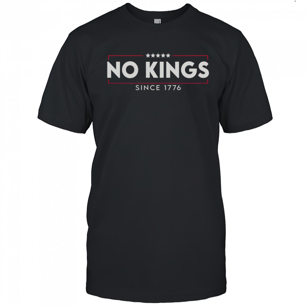 No Kings Since 1776 Simple Logo T-Shirt