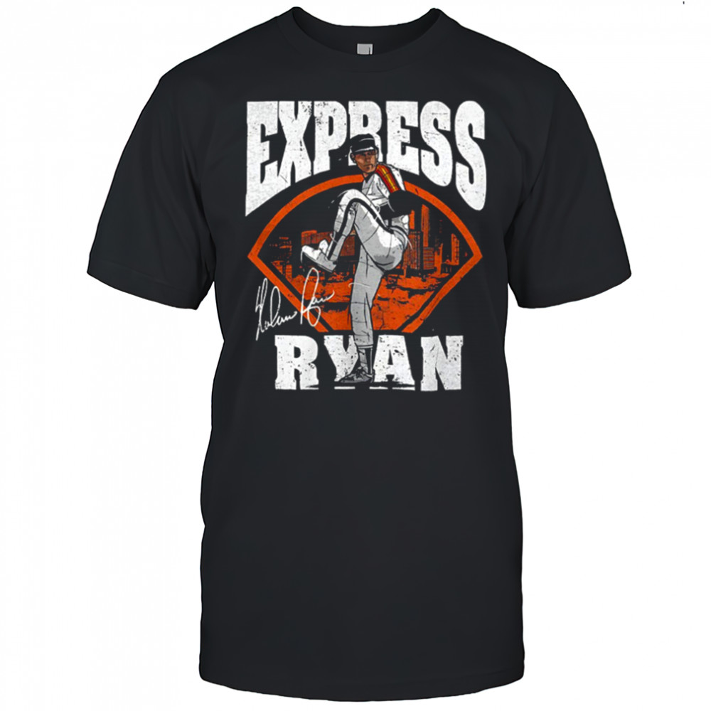 Nolan Ryan Houston Astros MLB baseball player express field shirt