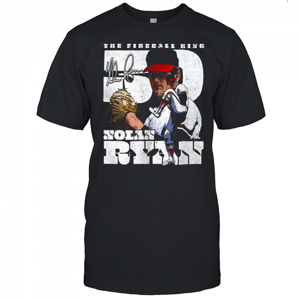 Nolan Ryan Los Angeles Angels MLB baseball player a throwback dual shirt