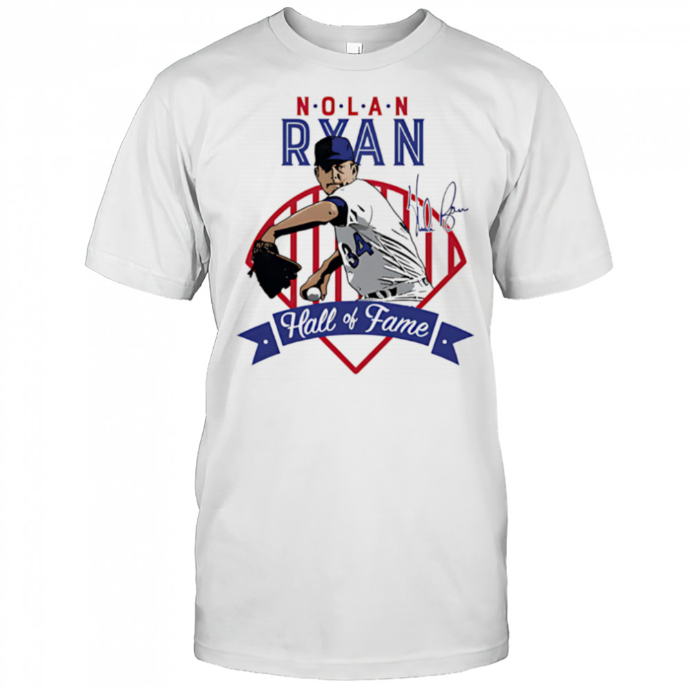 Nolan Ryan Texas Hall Of Fame signature shirt