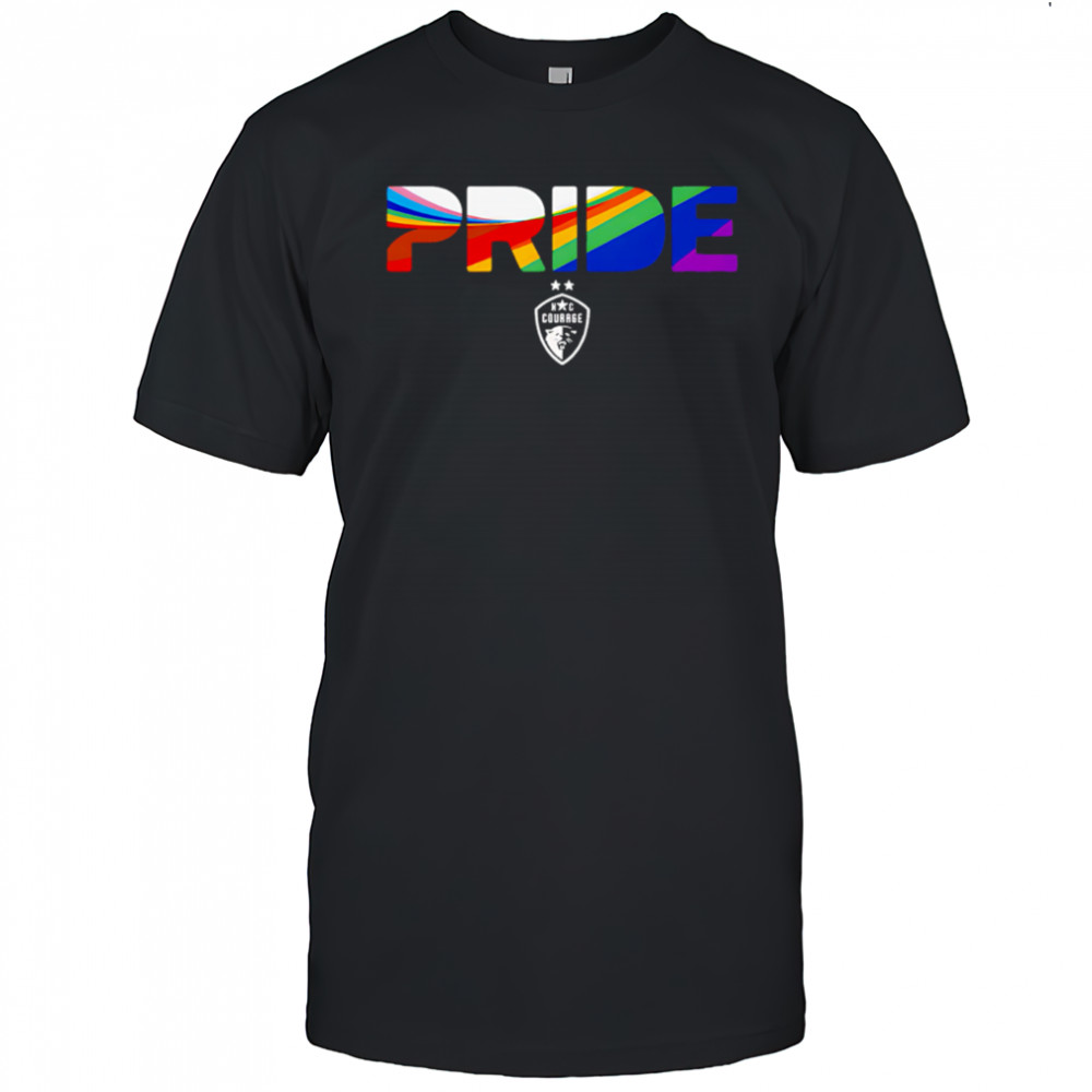 North Carolina Courage Pride Stripes 2025 shirt