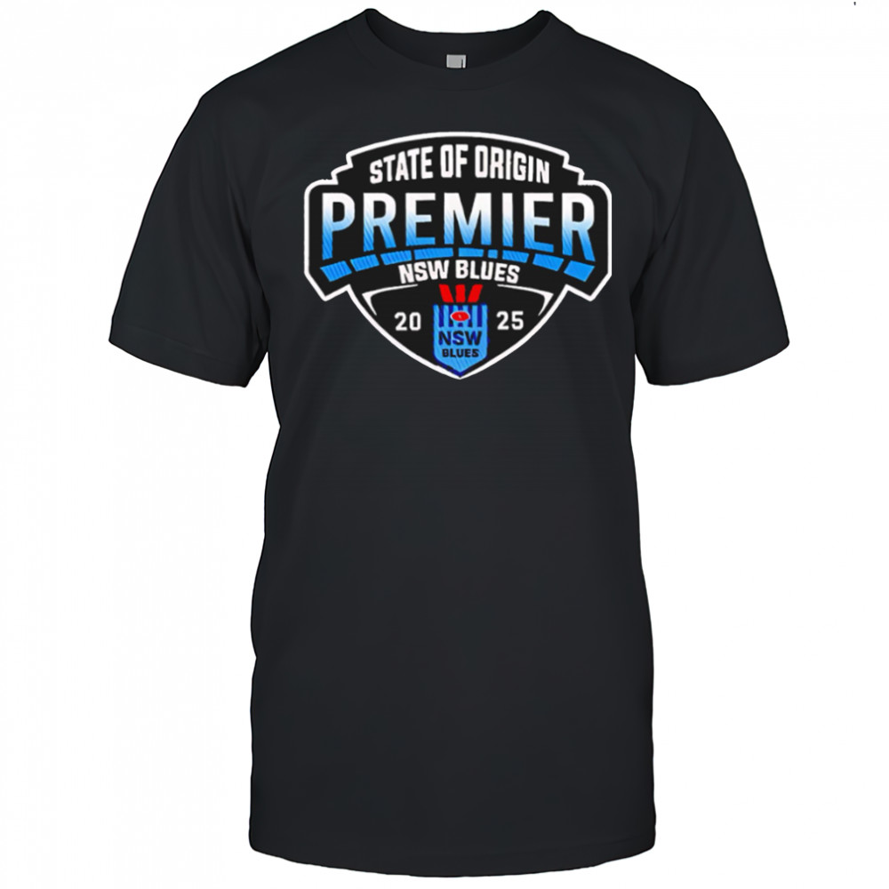 NSW Blues 2025 Premier Back to Back Special logo shirt