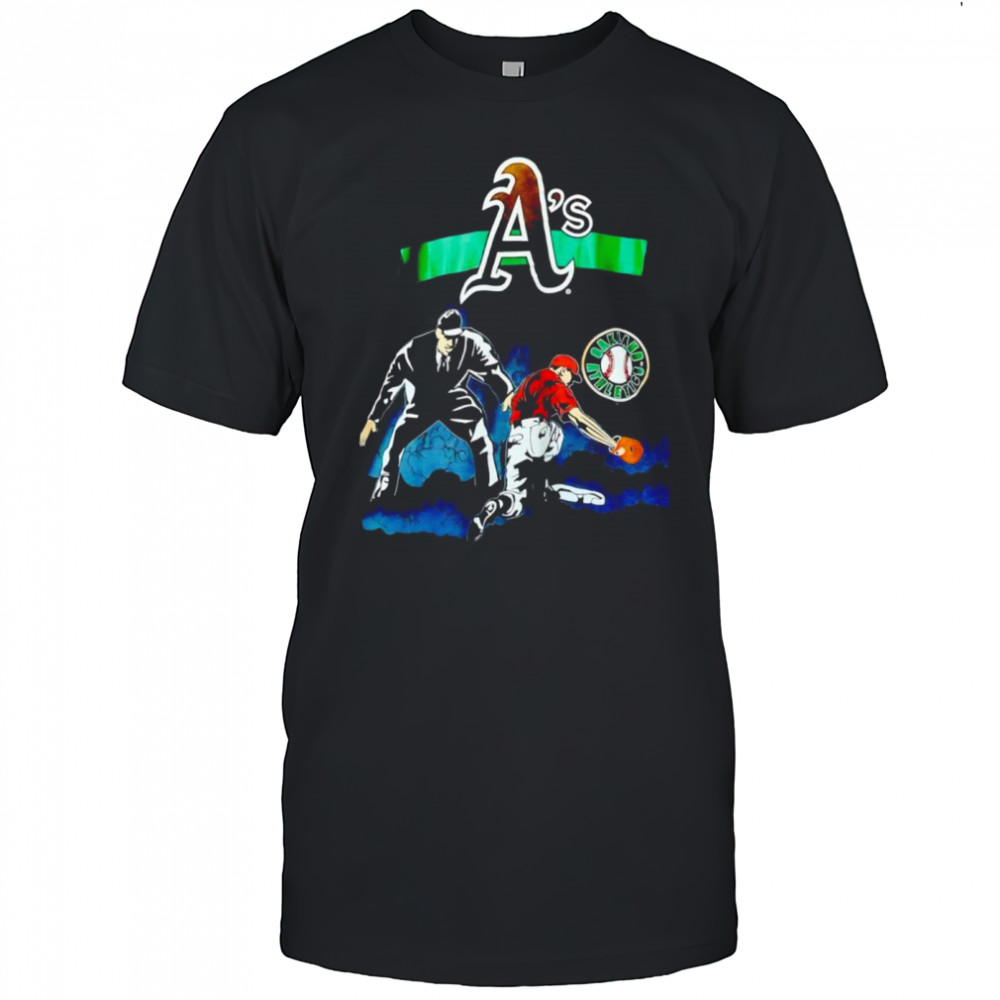 Oakland Athletics players vintage 90s shirt