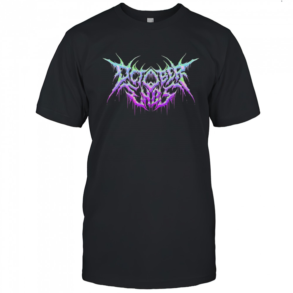 October Ends Death Logo T-shirt