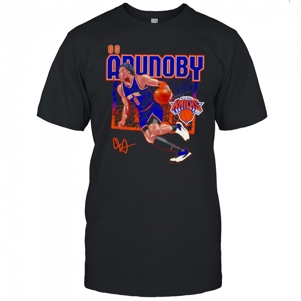 OG Anunoby New York Knicks Shattered shirt