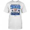 Okc Thunder 2025 NBA Champions skyline shirt
