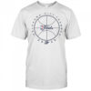 OKC THUNDER 2025 NBA FINALS BASKETBALL OUTLINE T-SHIRT