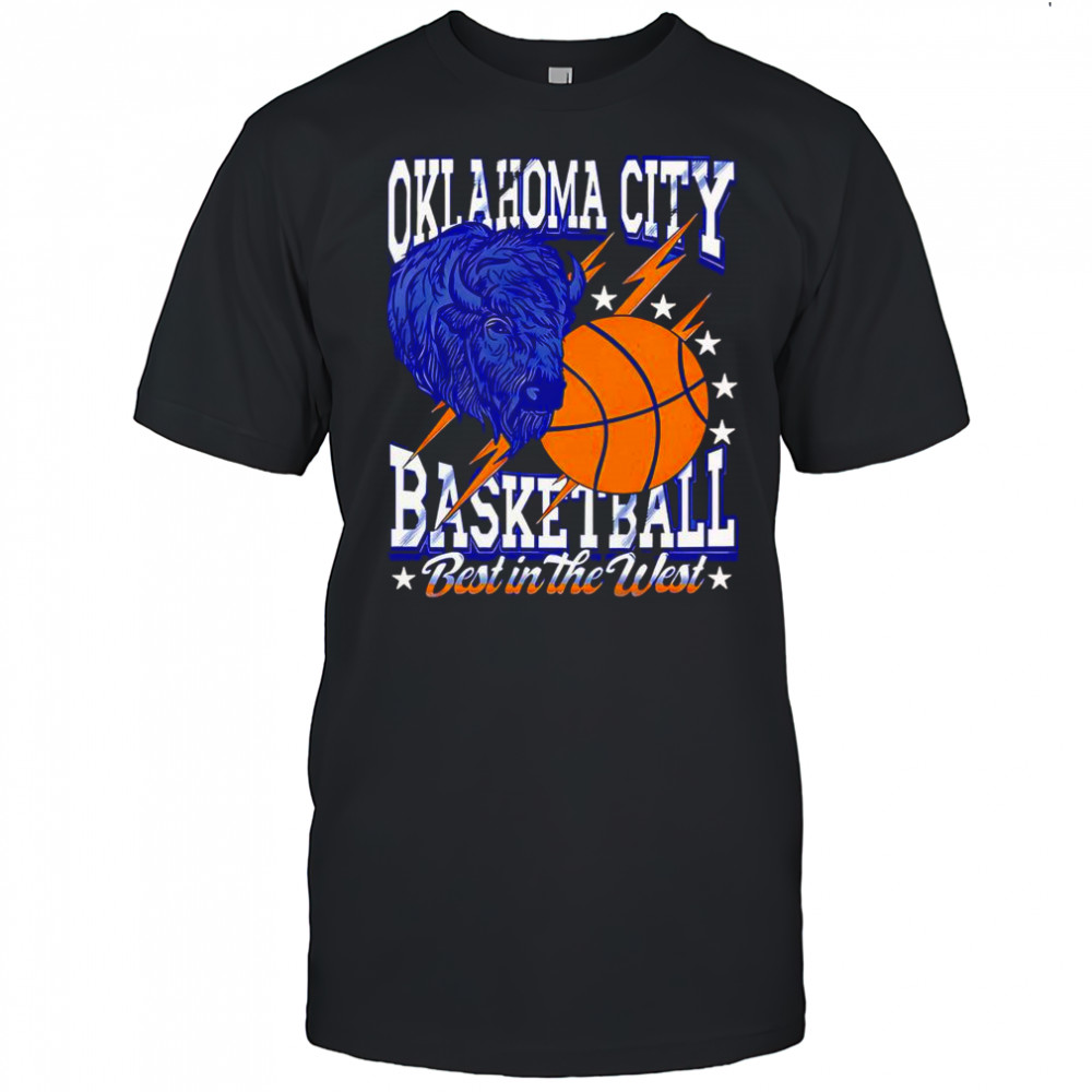 Oklahoma City Basketball Best In The West T-Shirt
