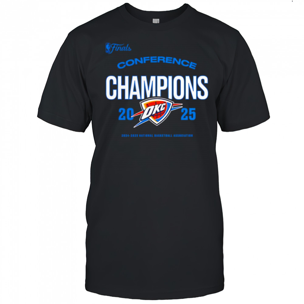 Oklahoma City Thunder 2025 Western Conference Champions shirt