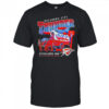 Oklahoma City Thunder Covered Wagon Western Basketball Style Shirt