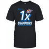 Oklahoma City Thunder Fanatics 2025 NBA Finals Champions Dunk Contest T-Shirt