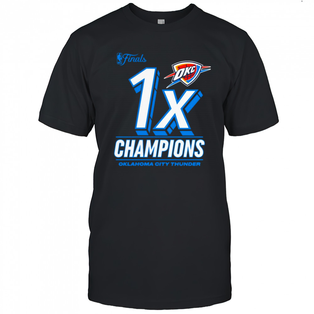 Oklahoma City Thunder Fanatics 2025 NBA Finals Champions Dunk Contest T-Shirt