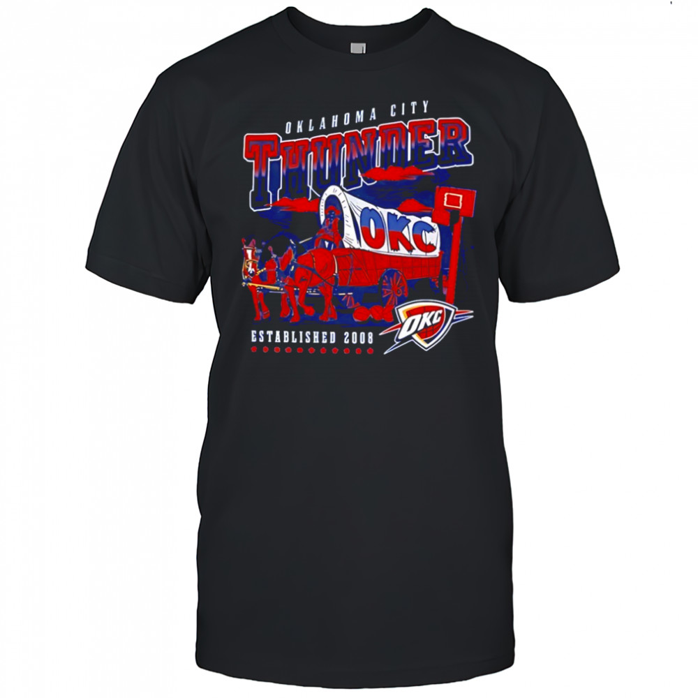 Oklahoma City Thunder NBA Basketball Established 2008 shirt