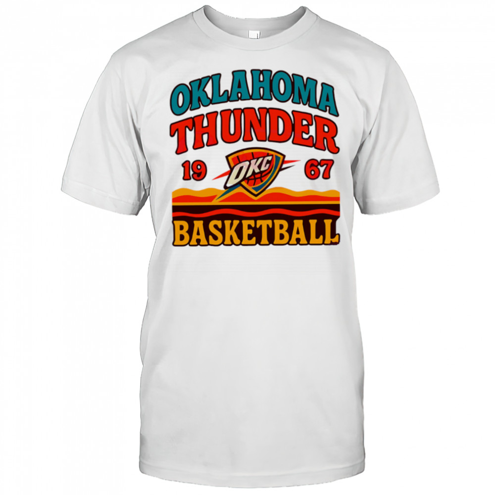 Oklahoma City Thunder Retro Basketball Vintage Game Day 1967 shirt