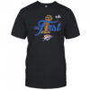 Oklahoma City Thunder Stadium Essentials Unisex 2025 NBA Finals Champions First T-Shirt