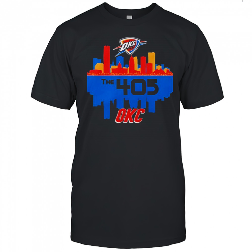 Oklahoma City Thunder Stadium The 405 OC Cities T-Shirt