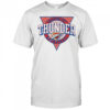 Oklahoma City Thunder style logo shirt