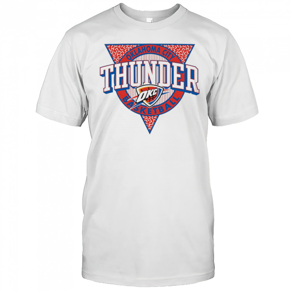 Oklahoma City Thunder style logo shirt