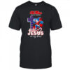 Ole Miss in my veins Jesus in my heart football mascot shirt