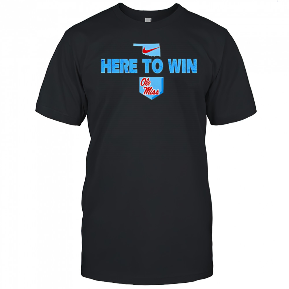 Ole Miss Softball Here To Win Special Black shirt