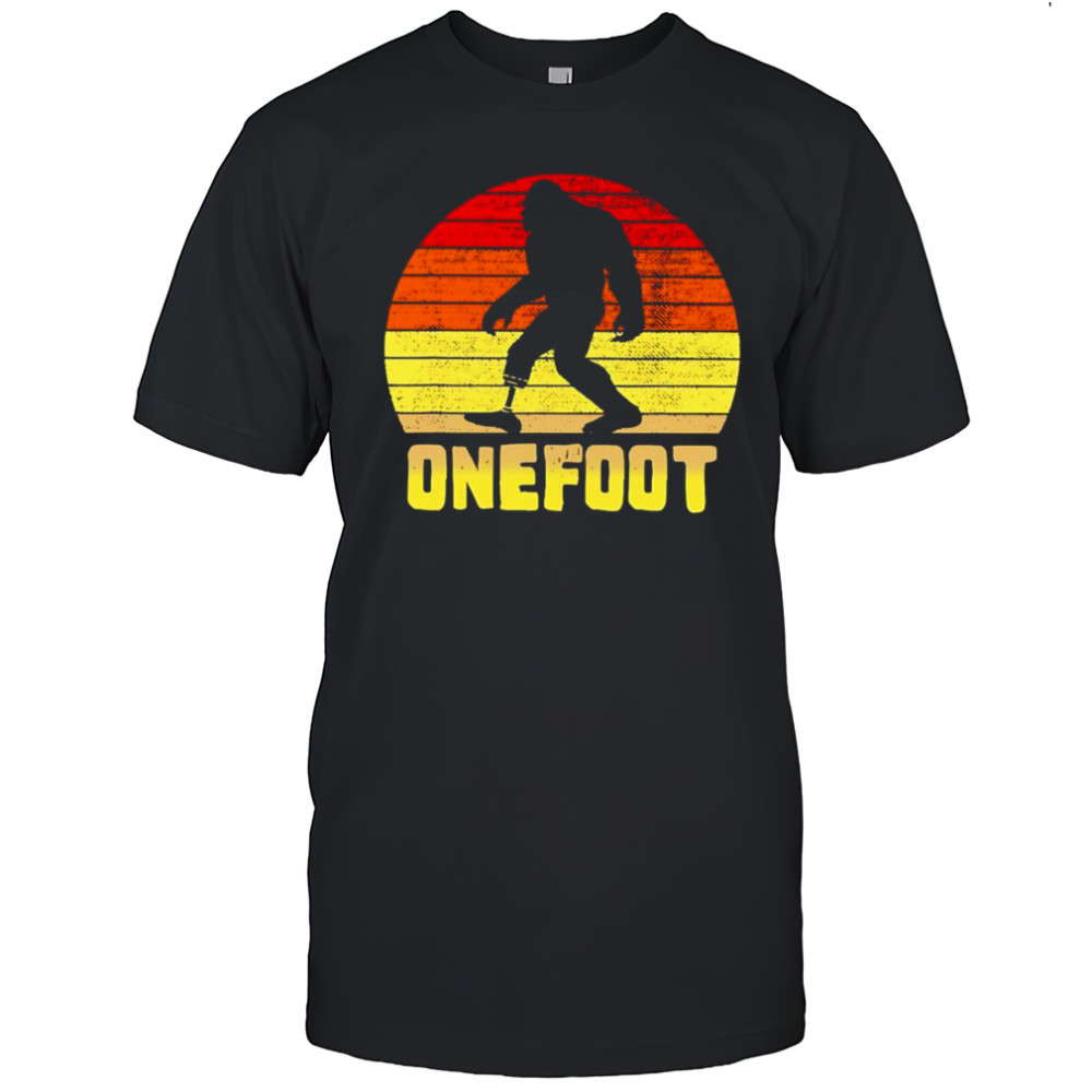 One foot limb loss awareness shirt