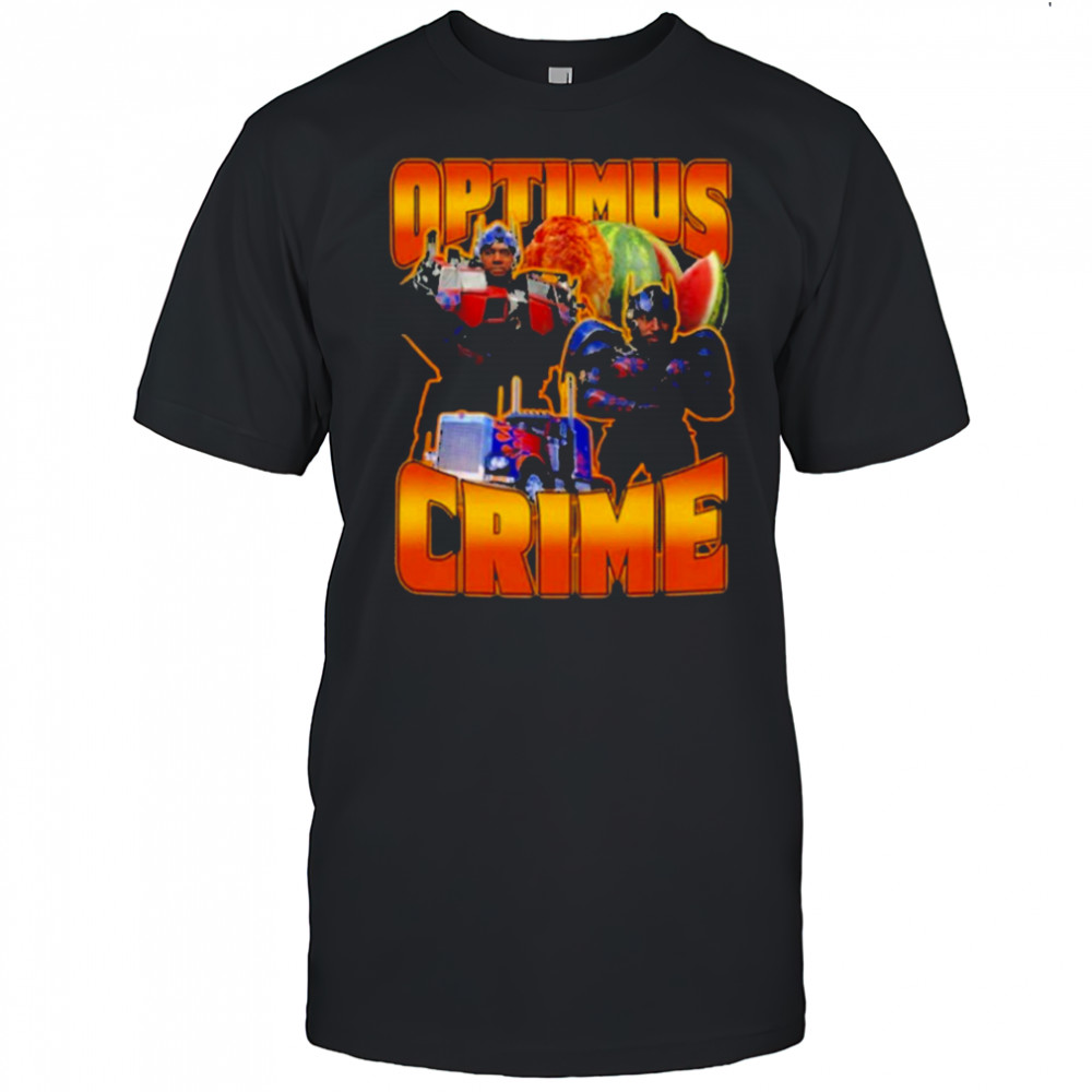 Optimus Prime Transformer Optimus Crime Melonwater T-shirt