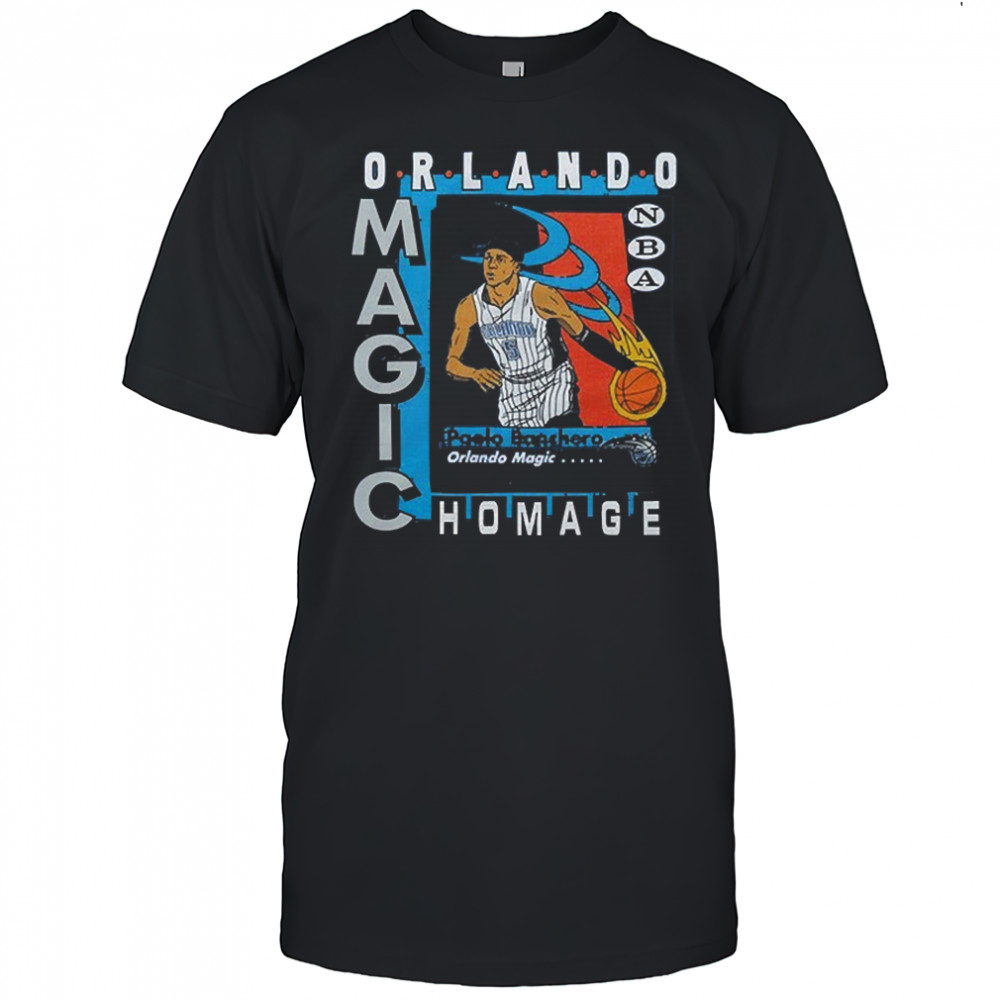 Paolo Banchero Orlando Magic Trading Card Homage T-shirt