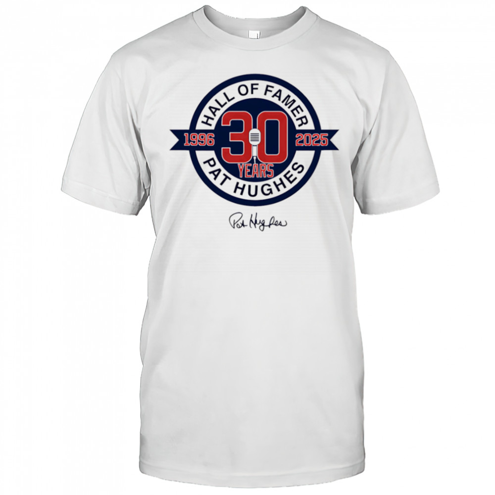 Pat Hughes 30 Year Logo shirt