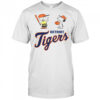 Peanuts Charlie Brown And Snoopy Detroit Tigers T-Shirt