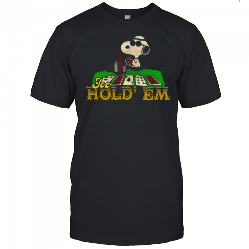 Peanuts Snoopy Poker Texas Hold Em T-shirt