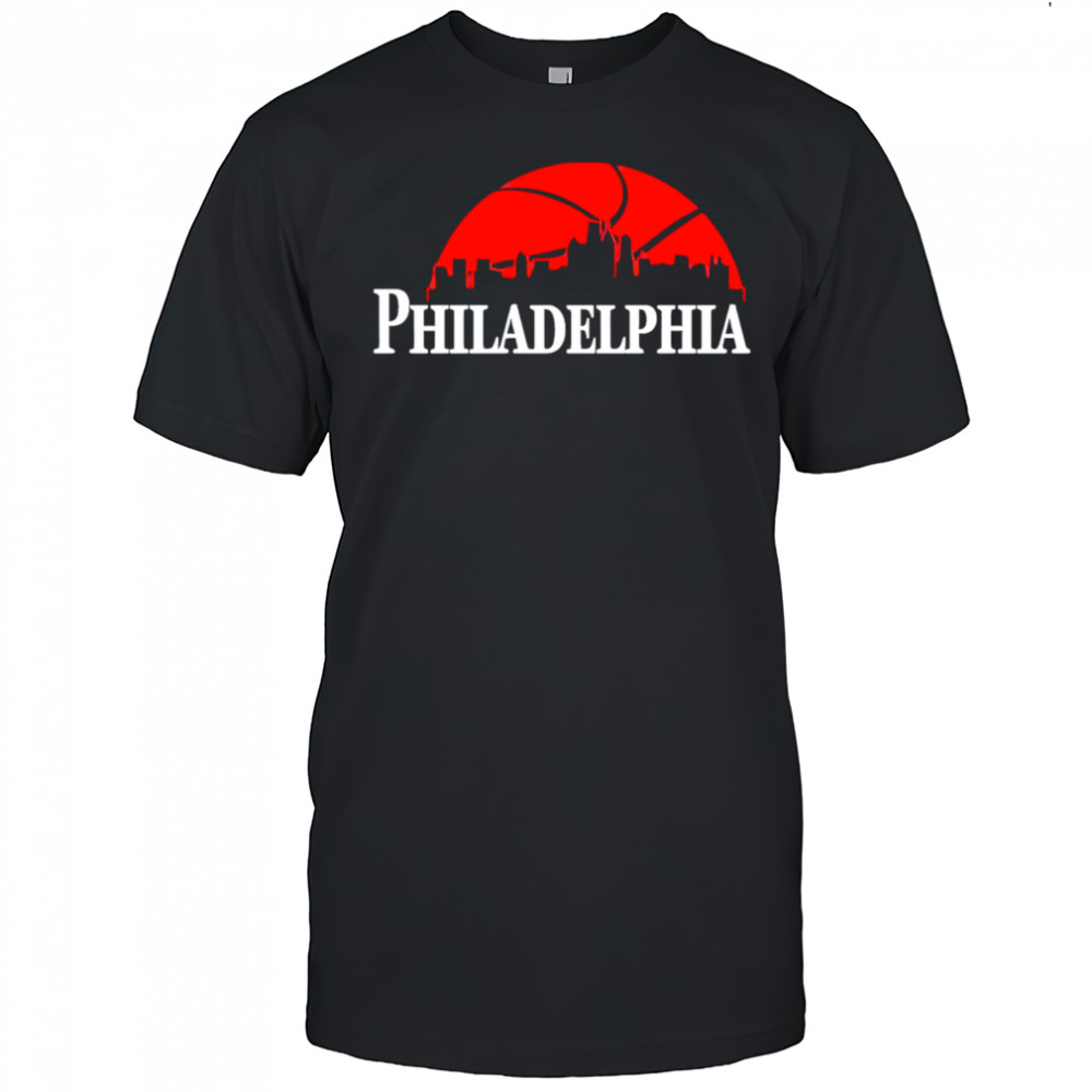 Philadelphia 76ers Cityscape Skyline style 2025 shirt