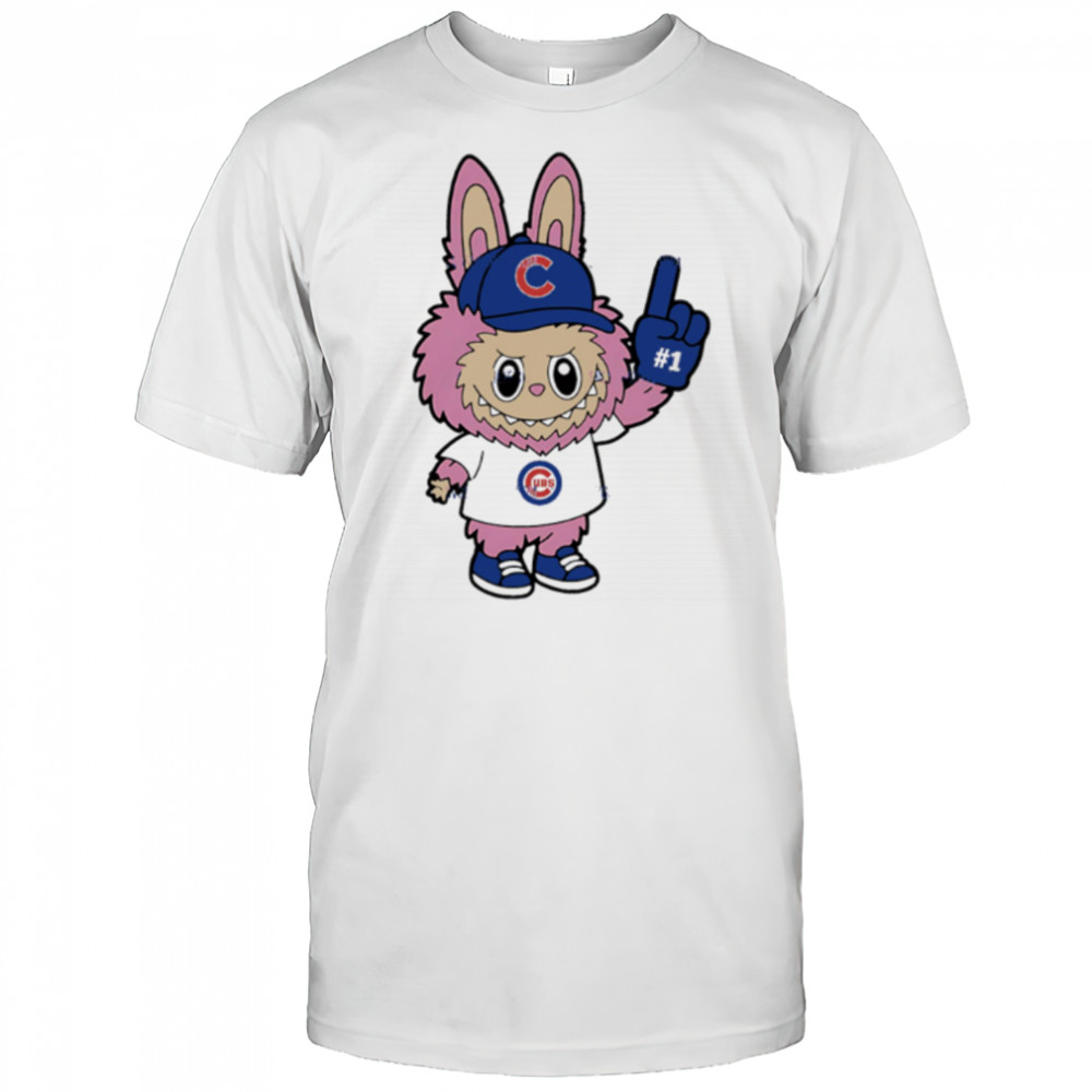 Pink Labubu Chicago Cubs Labubu MLB Baseball shirt