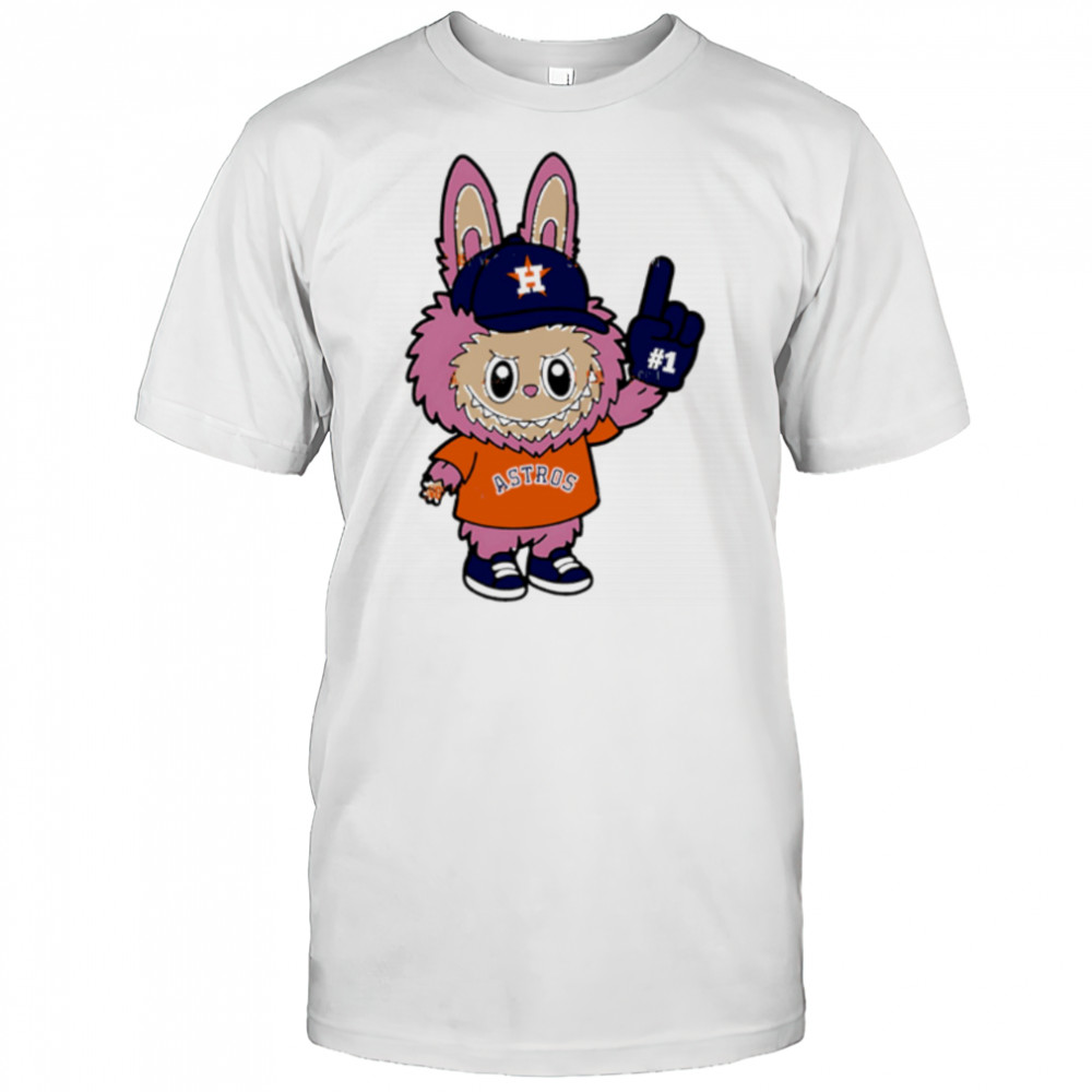 Pink Labubu Houston Astros Labubu MLB Baseball shirt