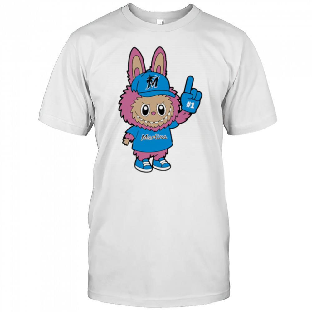 Pink Labubu Miami Marlins Labubu MLB Baseball shirt