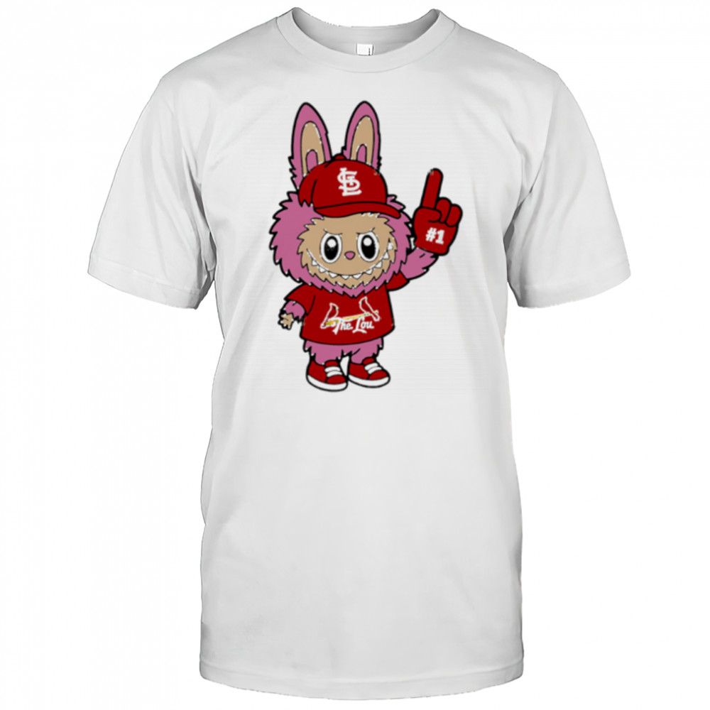 Pink Labubu St Louis Cardinals Labubu MLB Baseball shirt