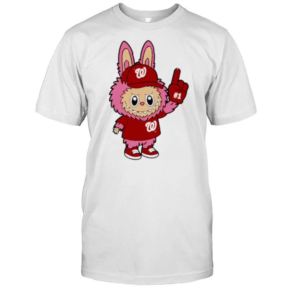 Pink Labubu Washington Nationals Labubu MLB Baseball shirt