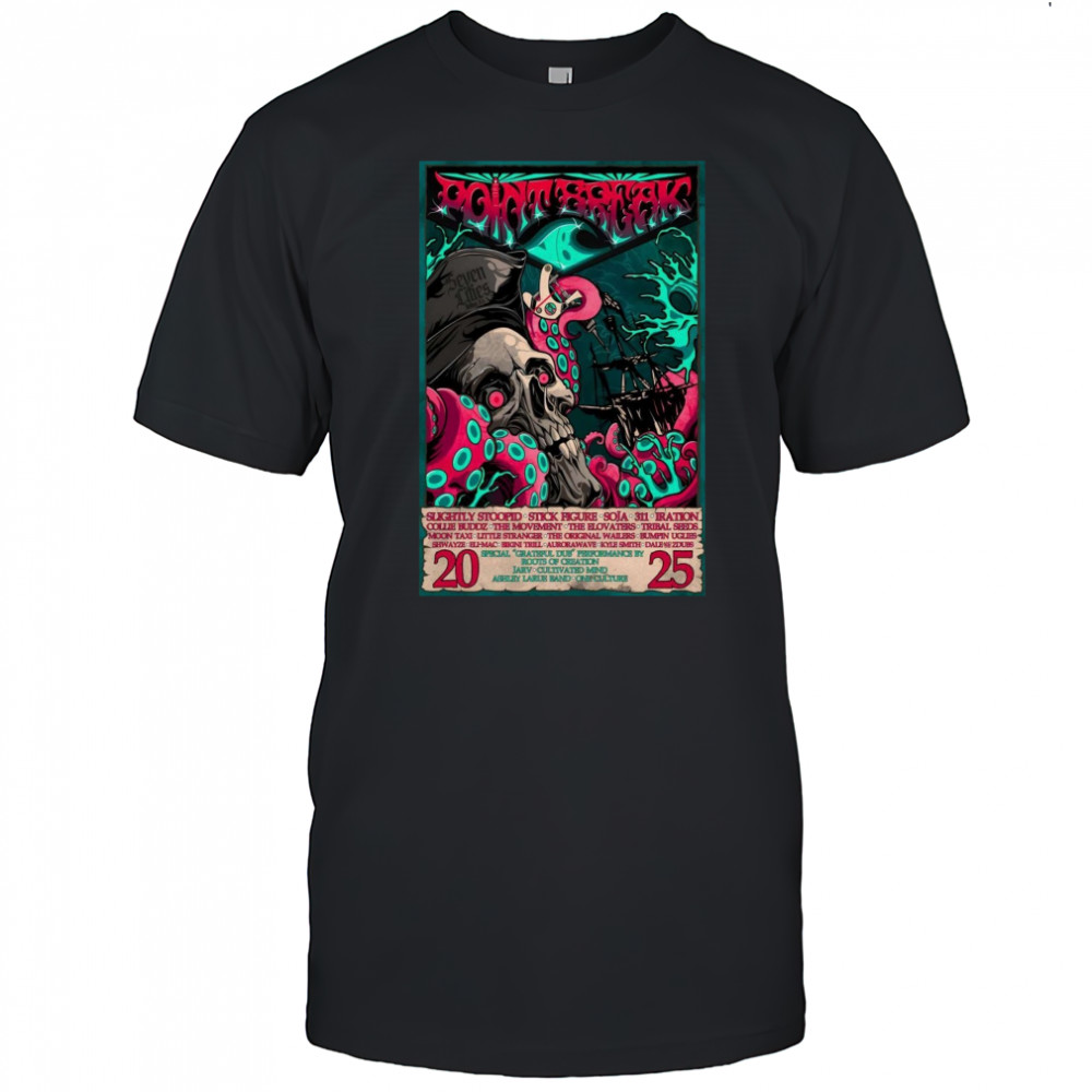 Point Break Festival Tour 2025 Poster T-Shirt