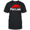 Portland Trail Blazers Cityscape Skyline style 2025 shirt
