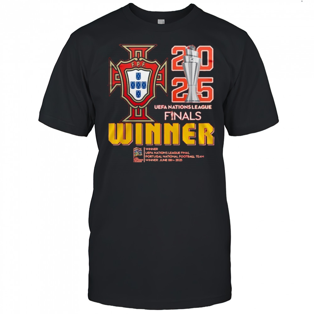 Portugal 2025 Nations League Final Winners Shirt